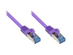 Alcasa Cat6a 1.5m Netzwerkkabel Violett 1,5 m S/FTP (S-STP)