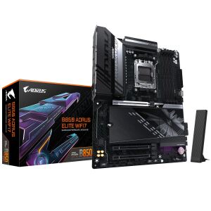 GIGABYTE B850 AORUS ELITE WIFI7 Motherboard - AMD Ryzen 9000 Serie CPUs, 14+2+2 Phasen digitales VRM, bis zu 8200MHz DDR5 (OC), 1xPCIe 5.0 + 2xPCIe 4.0 M.2, 2,5 LAN, WIFI 7, USB 3.2 Gen 2x2