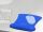 DELOCK Ergon. Mauspad mit Handballenauflage 245x206mm blau