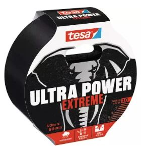 TESA Ultra Power Extreme Für die Nutzung im Innenbereich geeignet Für die Nutzung im Außenbereich geeignet 10 m PET-Filz, Gummi Schwarz