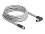DELOCK M12 Kabel L-kodiert 5 Pin St re gew zu Bu ger PUR 3M