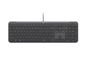 Logitech Signature Slim Wired K620 For Business Tastatur Universal USB QWERTZ Deutsch Graphit