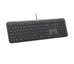 Logitech Signature Slim Wired K620 For Business Tastatur Universal USB QWERTZ Deutsch Graphit