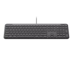 Logitech Signature Slim Wired K620 For Business Tastatur Universal USB QWERTZ Deutsch Graphit