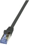 LogiLink Cat6a S/FTP, 1m Netzwerkkabel Schwarz S/FTP (S-STP)