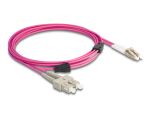 DELOCK LWL Kabel mit Metallarmierung LC Duplex Multimode 3m
