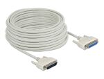 DELOCK Serielles Kabel D-Sub 25 Stecker zu Buchse 20 m