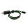 RealPower USB A/Micro-USB B 0.75m USB Kabel USB 2.0 0,75 m Schwarz, Grün