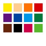 Staedtler 128 Schwarz, Blau, Bordeaux, Braun, Grün, Hellblau, Hellgrün, Orange, Pfirsich, Rot, Violett, Gelb 12 Stück(e)