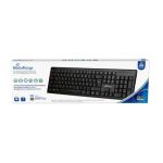 MediaRange MROS111-GR Tastatur Heimbüro USB QWERTY Schwarz
