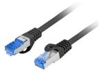 Lanberg PCF6A-10CC Netzwerkkabel Schwarz 10 m Cat6a S/FTP (S-STP)