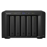 Synology DX517 Disk-Array 0 TB Desktop Schwarz