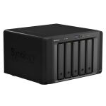 Synology DX517 Disk-Array 0 TB Desktop Schwarz