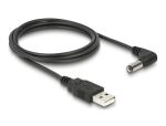DELOCK Stromkabel USB A -> DC 5,5 x 2,1mm St 90° 1.50m