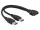 DeLOCK 0.25m USB3.0/2xUSB3.0 USB Kabel USB 3.2 Gen 1 (3.1 Gen 1) 0,25 m 2 x USB A 5 Gbit/s Schwarz