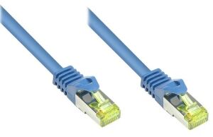 Alcasa 30m Cat. 7, S/FTP Netzwerkkabel Blau Cat7 S/FTP (S-STP)