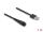 DeLOCK USB Ladekabel 4,8 V für Elektrorasierer kompatibel mit Panasonic ES-LV97, ES-LA63, RE7-51, RE7-59 Serie - Rasierer Ladegerät Ersatzkabel 1,5 m