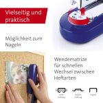 NOVUS Büroheftgerät B 4 blau Springfachlademechanik