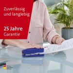 NOVUS Büroheftgerät B 4 blau Springfachlademechanik