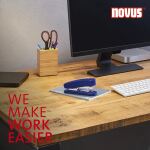 NOVUS Büroheftgerät B 4 blau Springfachlademechanik