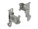 DeLOCK Schirmklemme für Hutschiene - Kabeldurchmesser 3 - 8 mm