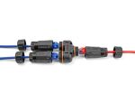 DeLOCK Kabelverbinder Y-Adapter RJ45 Buchse zu 2 x RJ45 Buchse Cat.6 IP68 staub- und wasserdicht Outdoor