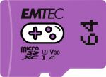 Emtec mSD 64GB UHS-I U3 V30 A1 Gaming Purple