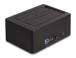 DeLOCK USB Dual Dockingstation für 2 x SATA HDD / SSD mit Klon- und Löschfunktion