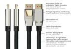 Python GC-M0216 Videokabel-Adapter 1 m DisplayPort HDMI...