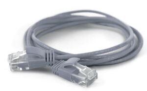 Wantec 7295 Netzwerkkabel Grau 0,1 m Cat6a U/UTP (UTP)