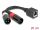 DELOCK Adapterkabel RJ45 Bu > 2x XLR 3 Pin St schwarz 20cm