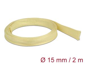 DELOCK Geflechtschlauch aus Aramid Fasern 2 m x 15 mm