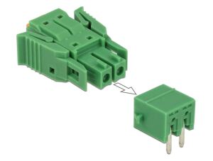 DELOCK Terminalblock Set f. Platine 2 Pin 3,81mm Rastermaß