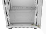 Lanberg FF01-6615-12SL Rack 15U Freistehendes Gestell Grau