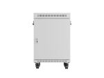 Lanberg FF01-6615-12SL Rack 15U Freistehendes Gestell Grau
