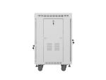 Lanberg FF01-6615-12SL Rack 15U Freistehendes Gestell Grau