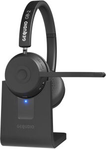 GEQUDIO Bluetooth Headset GB-2 mit Ladestation