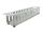 DELOCK 19" 2 HE Kabelmanagement Rangierpanel mit Öffnung gra