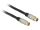 DeLOCK 88946 Koaxialkabel RG-6/U 2 m IEC Schwarz