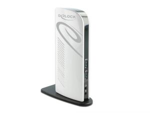 DeLOCK USB Dockingstation Dual HDMI Full-HD / USB 3.2 / LAN / Audio