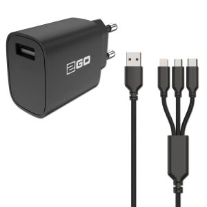 2GO 797257 Ladegerät für Mobilgeräte Universal Schwarz AC Drinnen