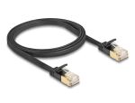 DELOCK RJ45 Netzwerkkabel Cat.6A Stec. zu Stecker U/FTP 1m