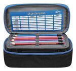 Wedo 242 43010 Etui Weiches Federmäppchen Polyester Schwarz, Blau