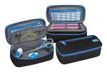 Wedo 242 43010 Etui Weiches Federmäppchen Polyester Schwarz, Blau