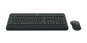 Logitech 920-008923 Tastatur Maus enthalten Büro RF Wireless QWERTY US International Schwarz