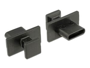 DELOCK Staubschutz USB TypC-Buchse m. gr. Griff schw. 10St.
