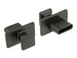 DELOCK Staubschutz USB TypC-Buchse m. gr. Griff schw. 10St.
