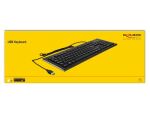 DeLOCK 12672 Tastatur Büro USB QWERTZ Deutsch Schwarz