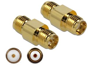 DELOCK Adapter SMA Buchse zu RP-SMA Buchse 10 GHz