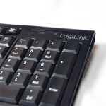 LogiLink ID0104 Tastatur Maus enthalten Büro RF Wireless QWERTZ Schwarz